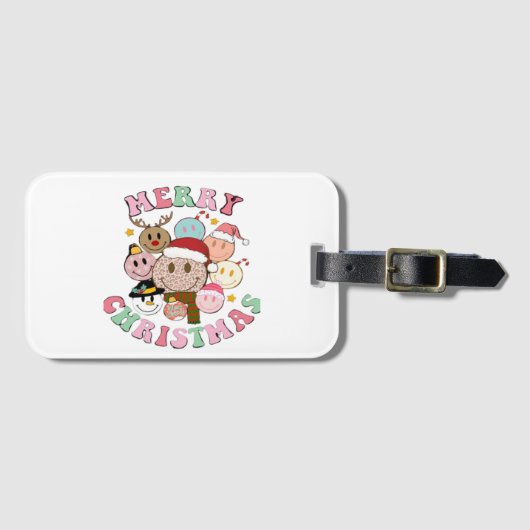 Merry Christmas  ラゲッジタグ (正面横)