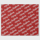 Merry Christmas ラッピングペーパー (フラット)