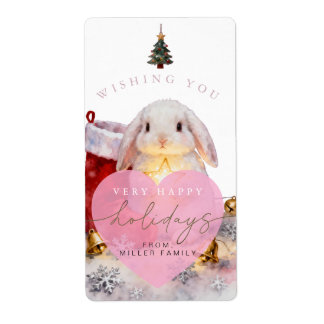 MERRY CHRISTMAS ラベル