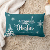 Merry Christmas ランバークッション (ブランケット)