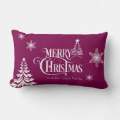 Merry Christmas ランバークッション (正面)