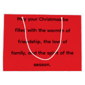 Merry Christmas! ラージペーパーバッグ (裏面)