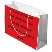 Merry Christmas! ラージペーパーバッグ (裏面アングル)