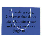 Merry Christmas! ラージペーパーバッグ (裏面)