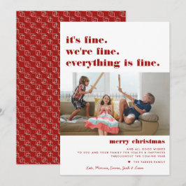 Merry Christmas | 何も問題なし 面白いホリデーグッズ シーズンカード