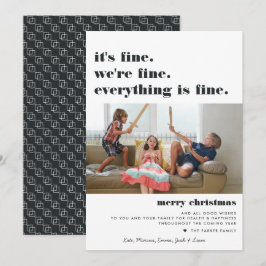 Merry Christmas | 何も問題なし 面白いホリデーグッズ シーズンカード
