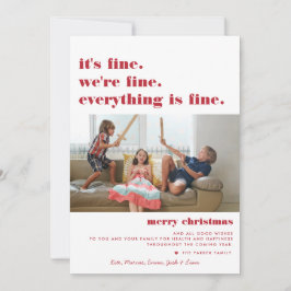 Merry Christmas | 何も問題なし 面白いホリデーグッズ シーズンカード
