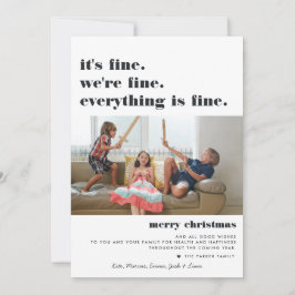 Merry Christmas | 何も問題なし 面白いホリデー シーズンカード