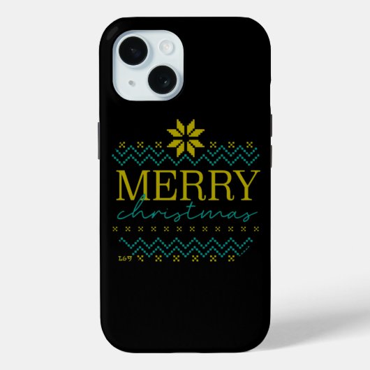 MERRY CHRISTMAS 楽しいクリスマス Case-Mate iPhoneケース (裏面)