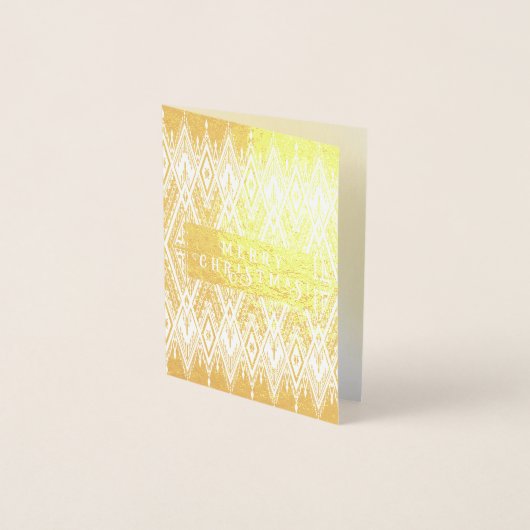 Merry Christmas 箔カード (正面)