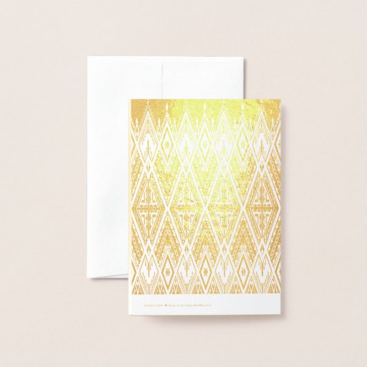 Merry Christmas 箔カード (裏面封筒付き)