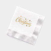 Merry Christmas 箔ナプキン (左)
