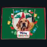 Merry Christmas （自分の写真を追加）抱き枕 ラージペーパーバッグ<br><div class="desc">Merry Christmas （自分の写真を追加）抱き枕。この製品は完全にカスタマイズ可能であり、デザインは他の製品にも転送することができる。製品のコーディネートが利用可能</div>