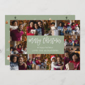 Merry Christmas 10数々の写真 – 緑P (正面/裏面)