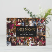 Merry Christmas 10数々の写真 – 黒金ゴールド (スタンド正面)