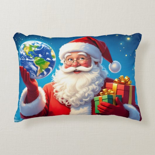 „Merry Christmas“1 アクセントクッション (正面)