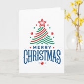 Merry Christmas 1 カード (黄色い花)