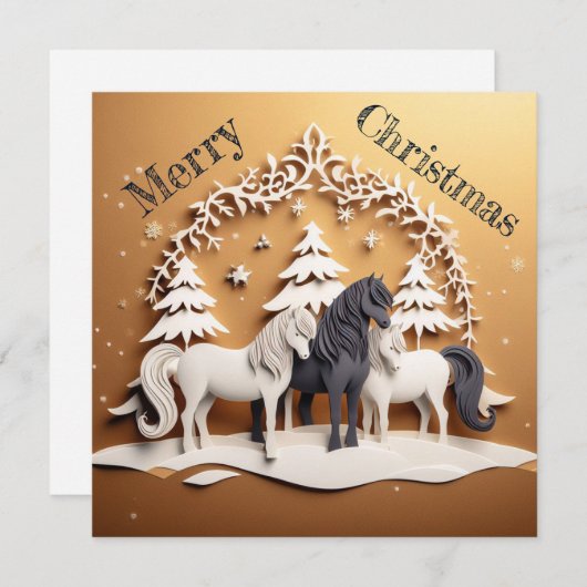 Merry Christmas - 1 シーズンカード (正面/裏面)