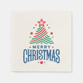 Merry Christmas 1 スタンダードカクテルナプキン (正面)