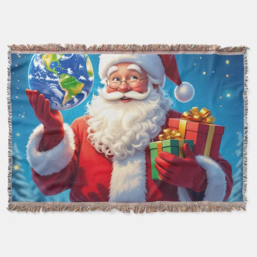 „Merry Christmas“1 スローブランケット (正面)