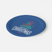 Merry Christmas 1 ペーパープレート (アングル)