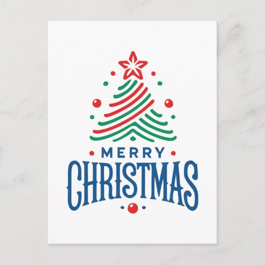 Merry Christmas 1 ポストカード (正面)