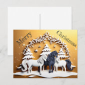 Merry Christmas - 1 ポストカード (正面/裏面)