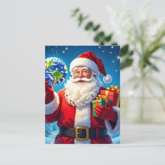 „Merry Christmas“1 ポストカード (スタンド正面)