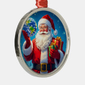 „Merry Christmas“1 メタルオーナメント (右)