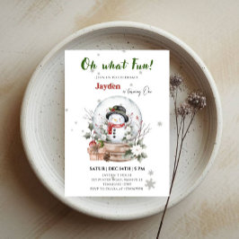 Merry Christmas 1st Birthday Boy- Festive Holiday  招待状