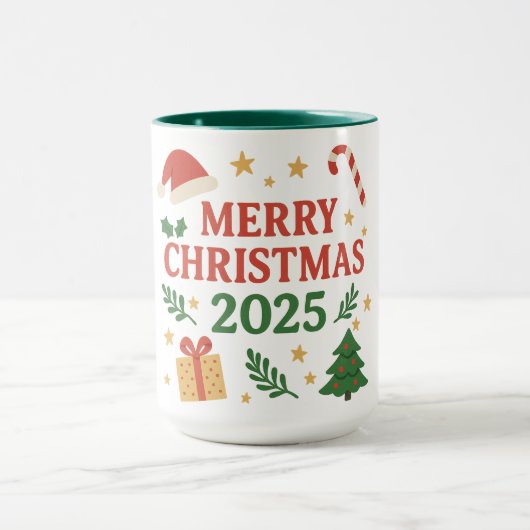Merry Christmas 2025 マグカップ (中央)