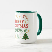 Merry Christmas 2025 マグカップ (正面右)