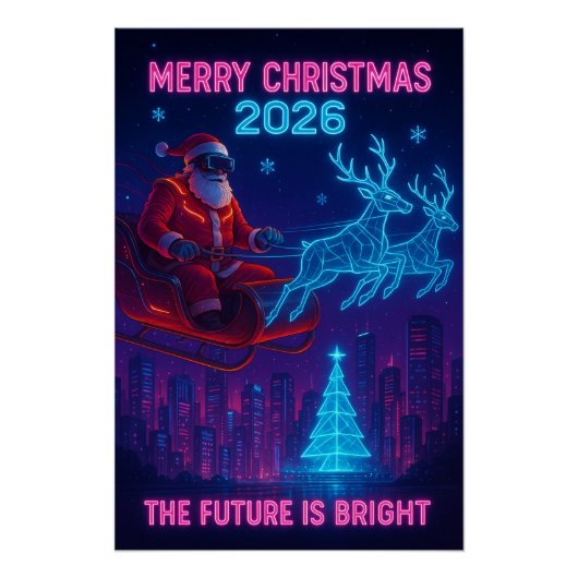 Merry Christmas 2026 – 未来 ポスター (正面)