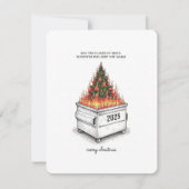 Merry Christmas 2026 Funny Holiday Greeting Card シーズンカード (正面)