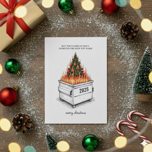 Merry Christmas 2026 Funny Holiday Greeting Card シーズンカード
