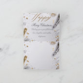 Merry Christmas 2026 Greeting Card | Holiday Wishe サンキューカード (内部)