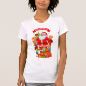 MERRY CHRISTMAS 2525 WOMENS BELLA+CANVAS SLIM FIT Tシャツ (正面)