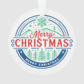 Merry Christmas 2 オーナメント (裏面)