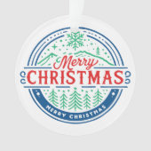 Merry Christmas 2 オーナメント (正面)