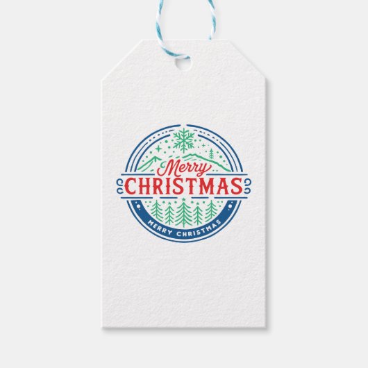 Merry Christmas 2 ギフトタグ (正面)
