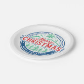 Merry Christmas 2 ペーパープレート (アングル)