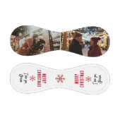 Merry Christmas 2 Photo Collage Boyfriend 野球ボール (パネル)