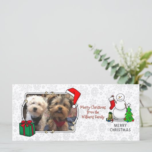 Merry Christmas 2 Tree Stocking Snowman (スタンド正面)