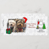 Merry Christmas 2 Tree Stocking Snowman (正面/裏面)