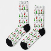 Merry Christmas 2 Tree Stocking Snowman ソックス (左)
