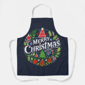 Merry Christmas 3 エプロン (正面)