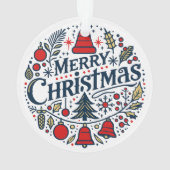 Merry Christmas 3 オーナメント (裏面)