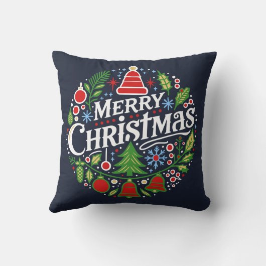 Merry Christmas 3 クッション (裏面)