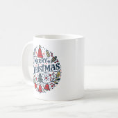 Merry Christmas 3 コーヒーマグカップ (正面左)