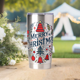 Merry Christmas 3 保温保冷タンブラー